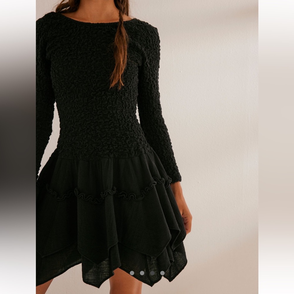Free People “What A Time Drop-Waist Mini”